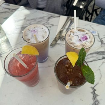 Sweet Maple - dirty ube, raspberry lemonade, passion ice tea - Breakfast & Brunch Near Me - Cupertino, California Sweet Maple - dirty ube, raspberry lemonade, passion ice tea - Breakfast & Brunch Near Me - Cupertino, California