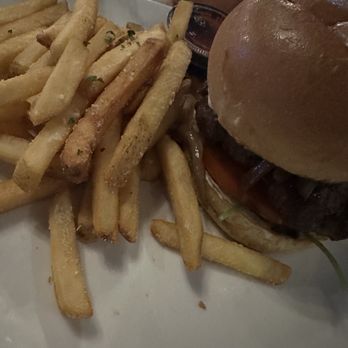 River Stone Grill - Wagyu Burger with fries - Bars Near Me - Perry Hall, Maryland River Stone Grill - Wagyu Burger with fries - Bars Near Me - Perry Hall, Maryland