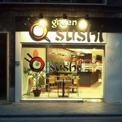 Green Sushi - Entrada al restaurante japonés Green Sushi.