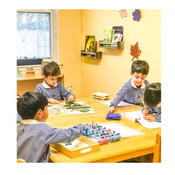 Tiny Bear's House - Preschool children working on Writing and Reading skills - Preschools Near Me - Briarwood, New York