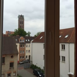 Hotel Wismar - Hofseite Blick auf St. Marien