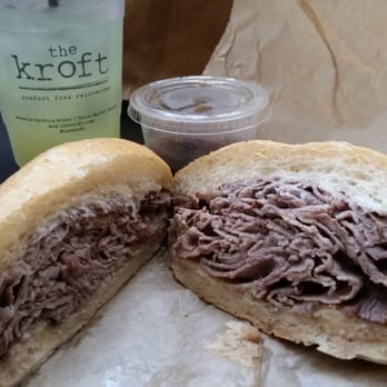 The Kroft - Delicious prime dip and a cucumber lemonade. - Sandwiches Near Me - Anaheim, California The Kroft - Delicious prime dip and a cucumber lemonade. - Sandwiches Near Me - Anaheim, California
