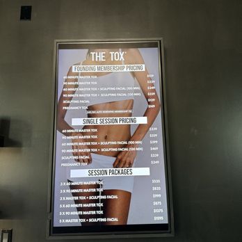 The Tox - Prices as of 12 January 2026 - Body Contouring Near Me - Savannah, Georgia