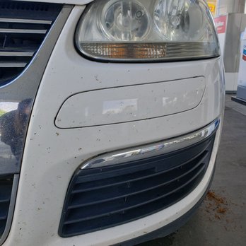Chevron - This is after wash... Left over bugs... - Car Wash Near Me - Morgan Hill, California