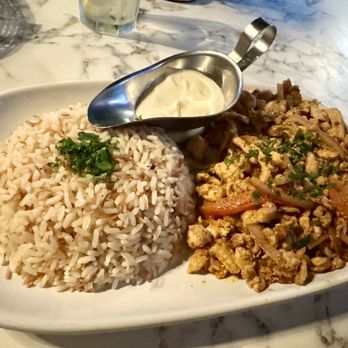 MAKANI - I highly recommend ordering this Chicken Shawarma Platter!! - Hookah Bars Near Me - Orlando, Florida