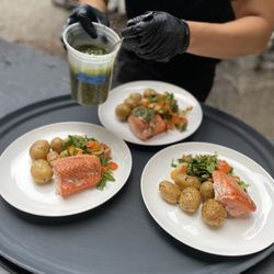 Pacific NW Salmon prepared with care