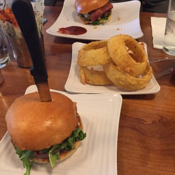 Liberty Burger - Top: Drunken Cowboy burger Middle: Onion Rings and Sweet Potato Fries Bottom: The Napa burger AMAZING FOOD! - Burgers Near Me - Jackson, Wyoming Liberty Burger - Top: Drunken Cowboy burger Middle: Onion Rings and Sweet Potato Fries Bottom: The Napa burger AMAZING FOOD! - Burgers Near Me - Jackson, Wyoming