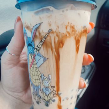 Umbrella Tea House - brown sugar milk tea with boba - Bubble Tea Near Me - Schaumburg, Illinois
