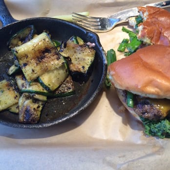 Fork & Fig - The burger is where it is at! The side of grilled zucchini was excellent. - Burgers Near Me - Albuquerque, New Mexico Fork & Fig - The burger is where it is at! The side of grilled zucchini was excellent. - Burgers Near Me - Albuquerque, New Mexico