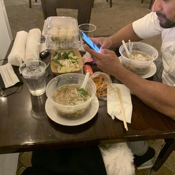 Pho Sure - Bahn ni, spring rolls and filet mignon pho - Vietnamese Near Me - Valencia, California