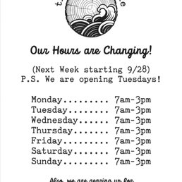 Hours as of September 25, 2026