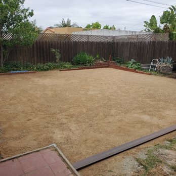 Mr James Palma Services - Backyard after installation of road base and DG - Demolition Services Near Me - Escondido, California