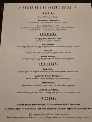 Menu photo 1 Mason's Grille 52 Hamburg, NY Menu photo 1 Mason's Grille 52 Hamburg, NY