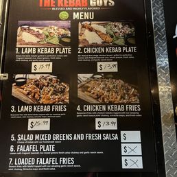 The Kebab Guys Menu 2024 The Kebab Guys Menu 2024