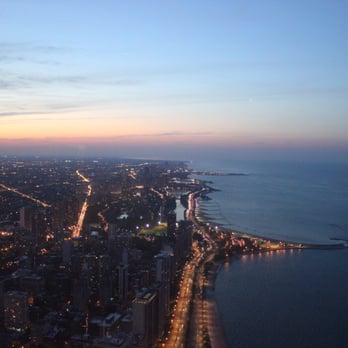 John Hancock Center - Lake Michigan from 360 Chicago - Landmarks & Historical Buildings Near Me - Chicago, Illinois