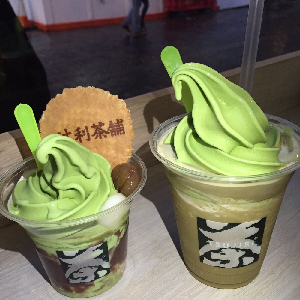 Tsujiri - O-matcha sundae £4.95, Matcha houjicha milk float £5.95 - Tea Rooms Near Me - London, XGL Tsujiri - O-matcha sundae £4.95, Matcha houjicha milk float £5.95 - Tea Rooms Near Me - London, XGL