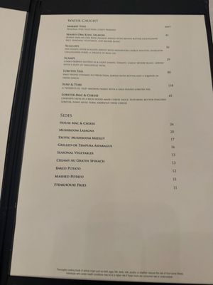 Menu photo 1 Henry's Steakhouse Placerville, CA