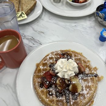 Uncle John's Pancake House - Winchester - Chunky monkey waffle + EGG WHITE VEGGIE omelette + decaf COFFEE - Breakfast & Brunch Near Me - Campbell, California Uncle John's Pancake House - Winchester - Chunky monkey waffle + EGG WHITE VEGGIE omelette + decaf COFFEE - Breakfast & Brunch Near Me - Campbell, California