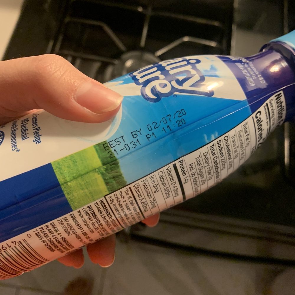 Milk that I purchased on 2/23 taken right off the front of the shelf. I drank half of it and now I am sick. Milk that I purchased on 2/23 taken right off the front of the shelf. I drank half of it and now I am sick.