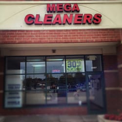Mega Cleaners - In front.