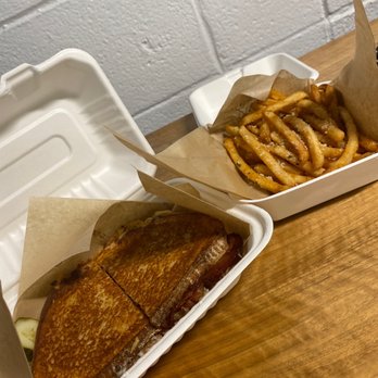 Cheese Smith - Monsieur consists of gruyere/ mozzarella , caramelized onions , fresh thyme with bacon .. - Sandwiches Near Me - Wilmington, North Carolina Cheese Smith - Monsieur consists of gruyere/ mozzarella , caramelized onions , fresh thyme with bacon .. - Sandwiches Near Me - Wilmington, North Carolina