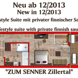 Gastronomie Mayer-, Hirschhuber - Lifestyle Suite mit privater Finnischer Sauna