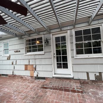 Finish Line Painting Services - Before patio - Painters Near Me - Encinitas, California