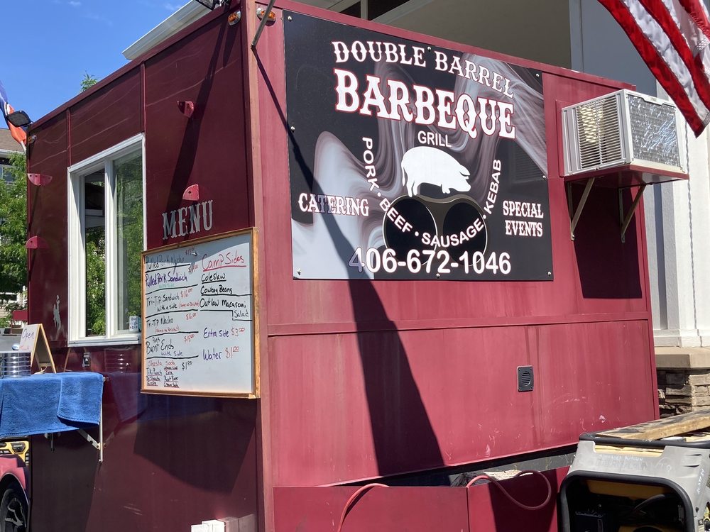 Double Barrel Barbecue Logo