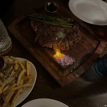 KP's Kitchen - 16 oz. Ribeye & Truffle Fries - American Near Me - Houston, Texas