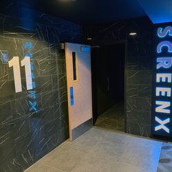 CinemaWest Olympus Pointe - Auditorium entrance signage for ScreenX