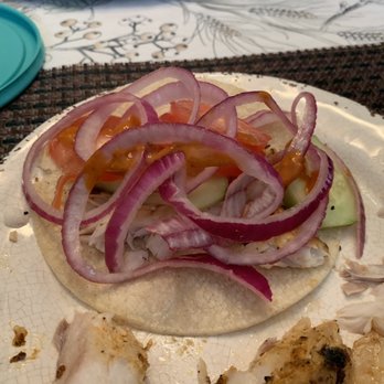 Bahia Fish Market - Zarandeado taco home made from the Robalo I picked up. - Seafood Markets Near Me - Maywood, California