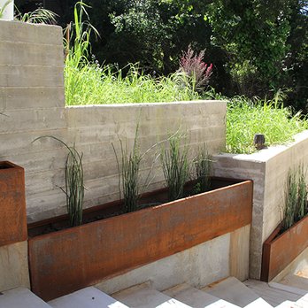 V Studio - Custom corten planter boxes - Metal Fabricators Near Me - Oakland, California V Studio - Custom corten planter boxes - Metal Fabricators Near Me - Oakland, California