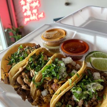 OMG Tacos - OMG Chicken Taco + Chicken Taco + Steak Taco - Asian Fusion Near Me - Richardson, Texas