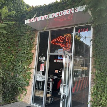 Bred Hot Chicken - Front door - Chicken Wings Near Me - Costa Mesa, California