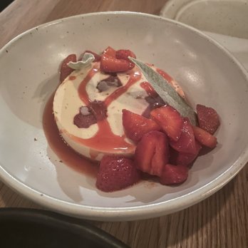 Octavia - Semifreddo with strawberries - New American Near Me - San Francisco, California