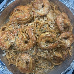 Spicy delicious shrimp  garlic noodles and great customer service!!!
