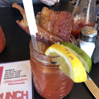 Mom's Kitchen & Bar - Maple bacon Bloody Mary - Bars Near Me - Astoria, New York