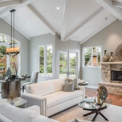 Hastings Construction - Bright and open living & dining rooms in the new house in Carmel-by-the-Sea