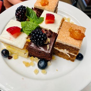 Boulder Dushanbe Teahouse - chocolate, vanilla and gingerbread cake - Tea Rooms Near Me - Boulder, Colorado