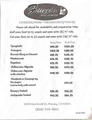 Menu photo 8 Filippi's Pizza Grotto Poway Poway, CA Menu photo 8 Filippi's Pizza Grotto Poway Poway, CA