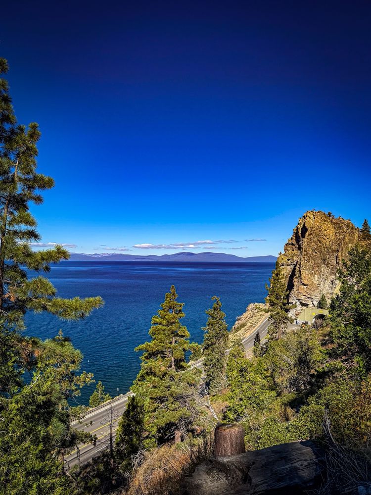 Cave Rock Lake Tahoe Nevada State Park Logo