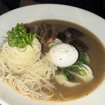 Sesamo - Angel Hair Ramen Style with pork belly - Italian Near Me - New York, New York Sesamo - Angel Hair Ramen Style with pork belly - Italian Near Me - New York, New York