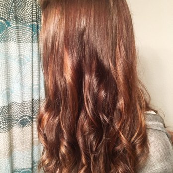 Beauty Box Salon - My natural color as the base with balayage highlights and lowlights and it turned out great! - Makeup Artists Near Me - Glendale, Arizona Beauty Box Salon - My natural color as the base with balayage highlights and lowlights and it turned out great! - Makeup Artists Near Me - Glendale, Arizona