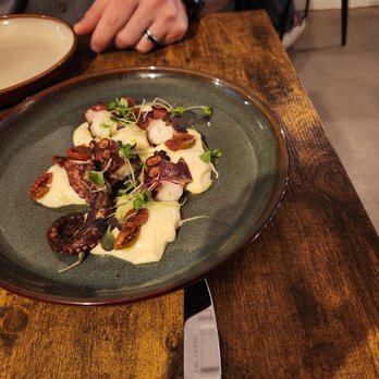 Morsetto Italian kitchen - Appetizer: Octopus with potato puree... - Italian Near Me - Ridgewood, New Jersey Morsetto Italian kitchen - Appetizer: Octopus with potato puree... - Italian Near Me - Ridgewood, New Jersey