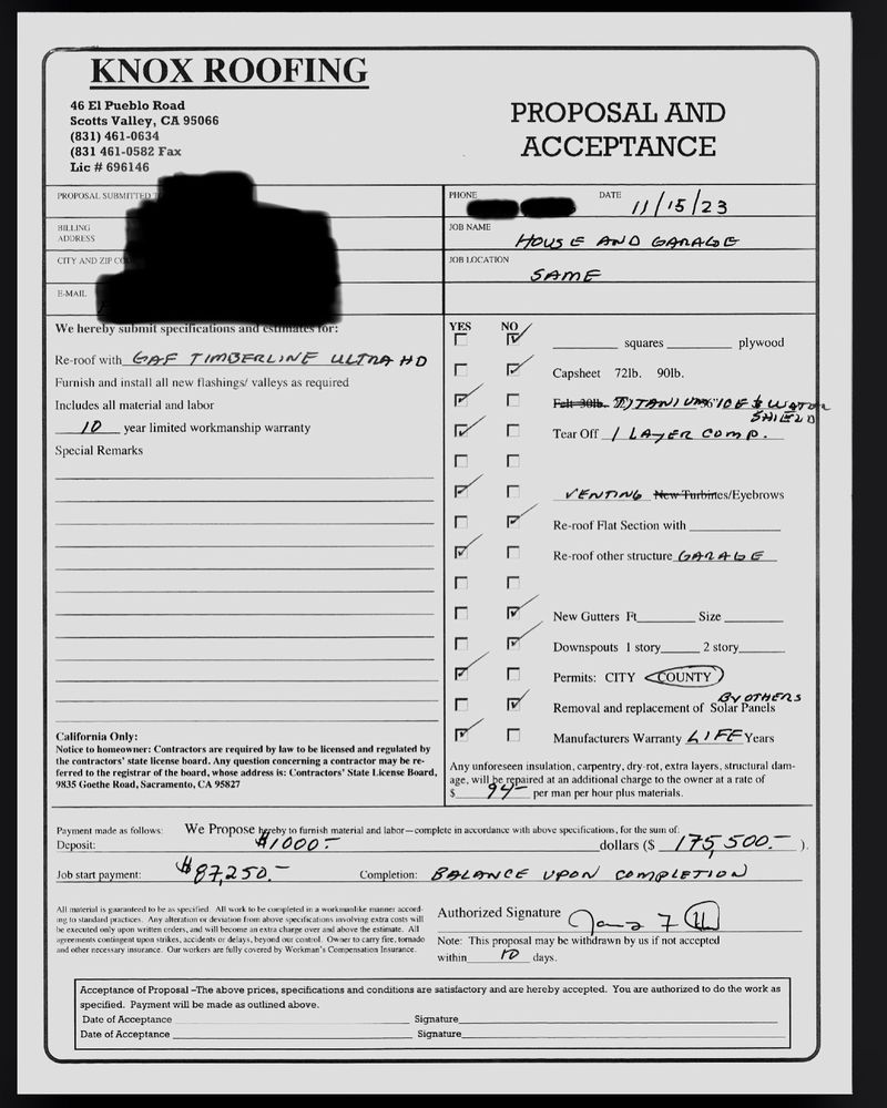 Slide of Knox Roofing