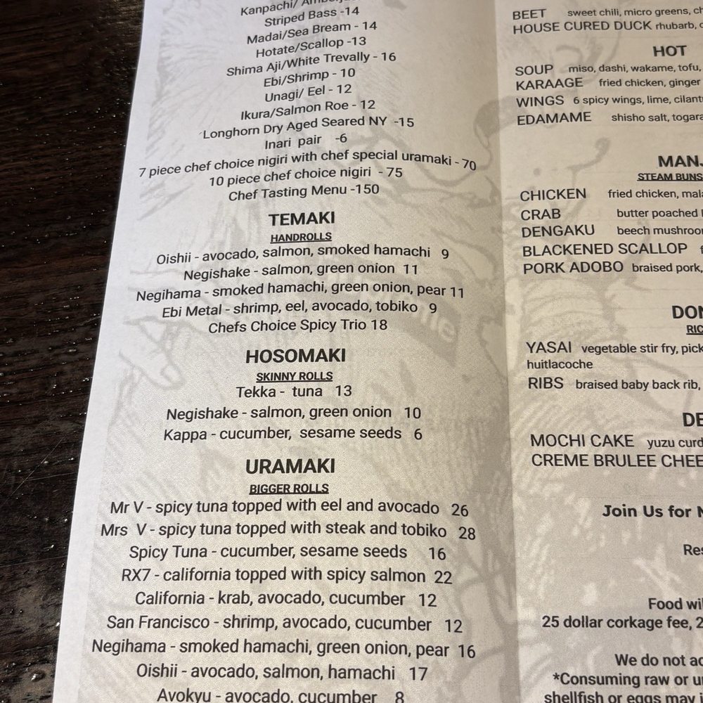 Akira - Menu page 1 - May 1, 2026. - Sushi Bars Near Me - Eugene, Oregon