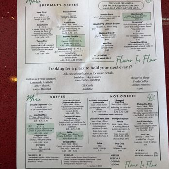 Flower In Flour - Coffee & Tea Near Me - San Antonio, Texas