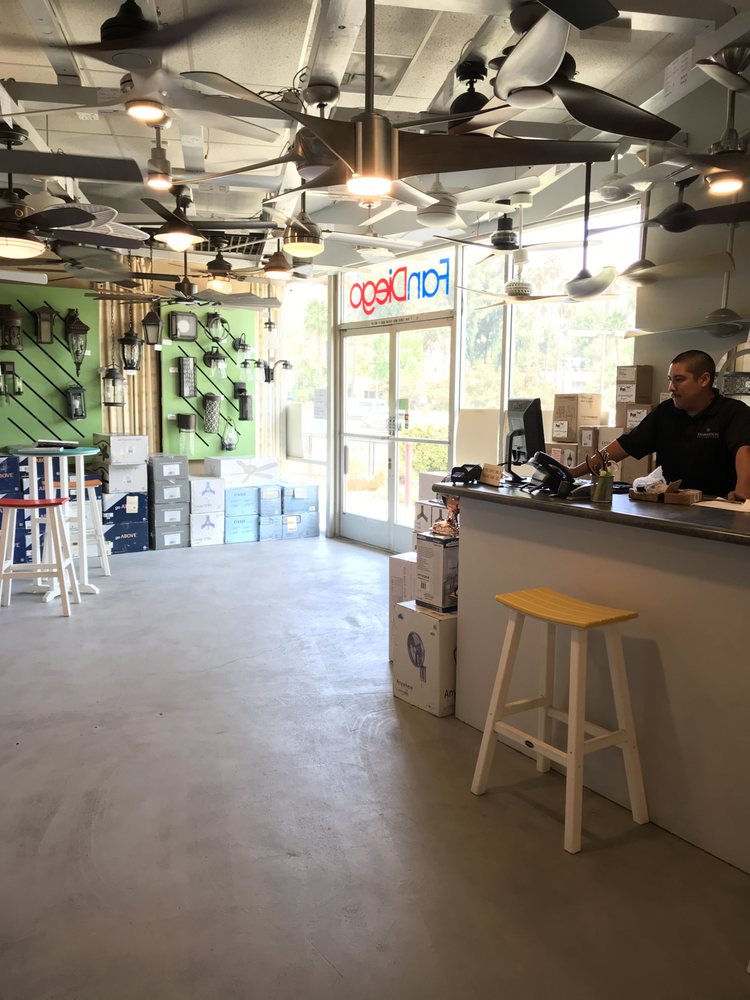 Slide of Fan Diego Ceiling Fans & Lighting Showroom