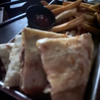 Studio Movie Grill - Southwest Quesadilla brisket yummy with fries - Cinema Near Me - Dallas, Texas