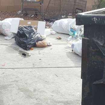 Palmilla Townhomes - The remains from the trash company. Obviously they don't want to do their job. - Apartments Near Me - North Las Vegas, Nevada Palmilla Townhomes - The remains from the trash company. Obviously they don't want to do their job. - Apartments Near Me - North Las Vegas, Nevada